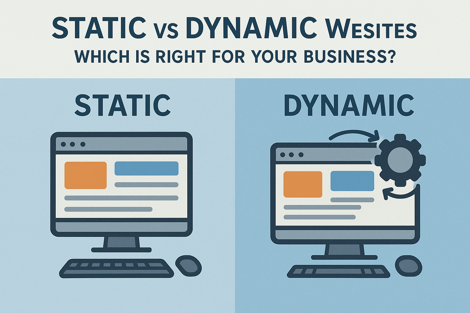 Static vs Dynamic Websites: Which is Right for Your Business?